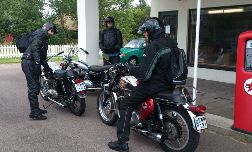 Skånska Anglofilrallyt första kontrollen 2012