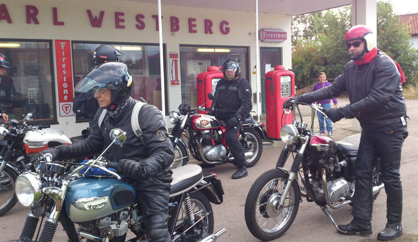 Skånska Anglofilrallyt första kontrollen 2012