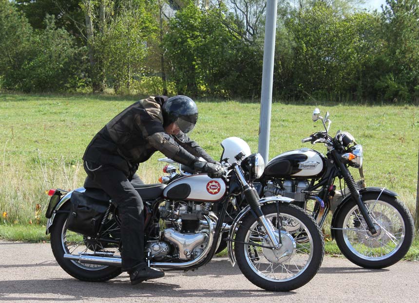 Skånska Anglofilrallyt andra kontrollen 2012