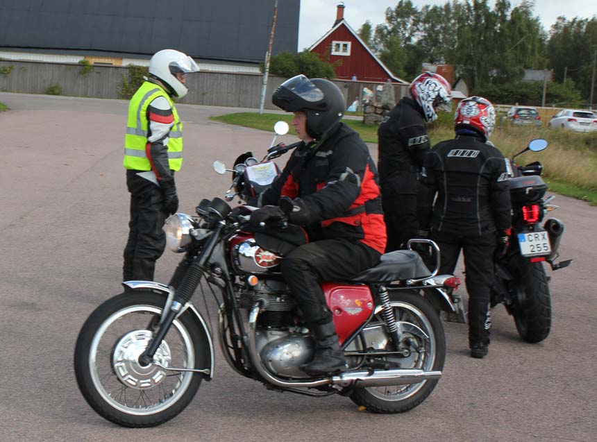 Skånska Anglofilrallyt andra kontrollen 2012