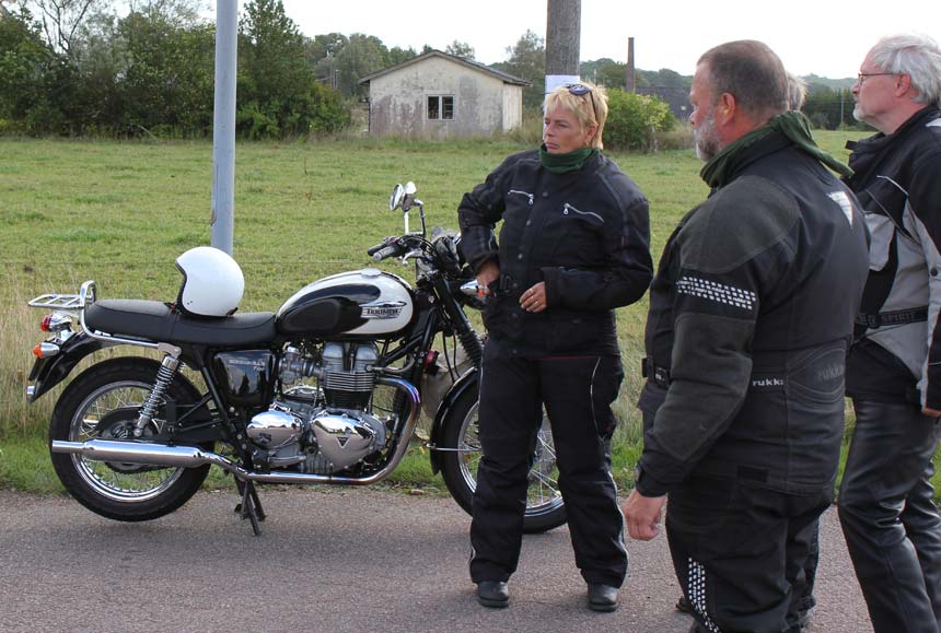 Skånska Anglofilrallyt andra kontrollen 2012