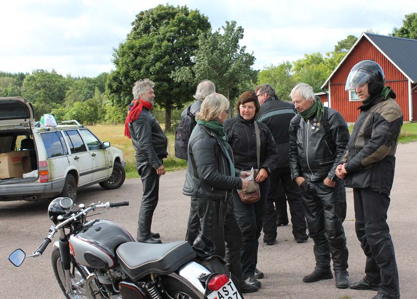 Skånska Anglofilrallyt andra kontrollen 2012