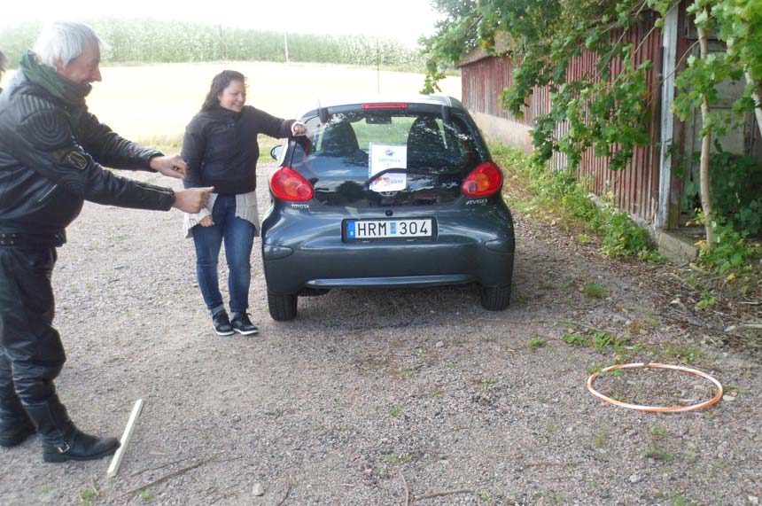 Skånska Anglofilrallyt tredje kontrollen 2012