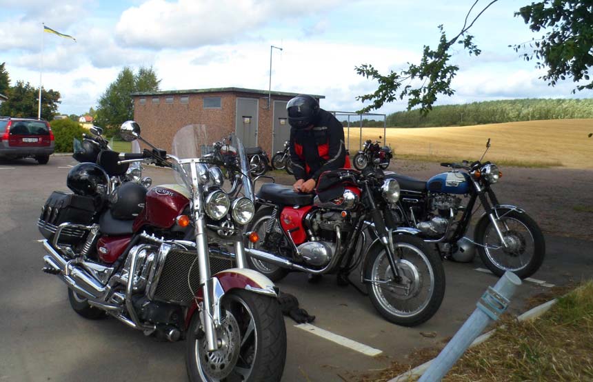 Skånska Anglofilrallyt tredje kontrollen 2012