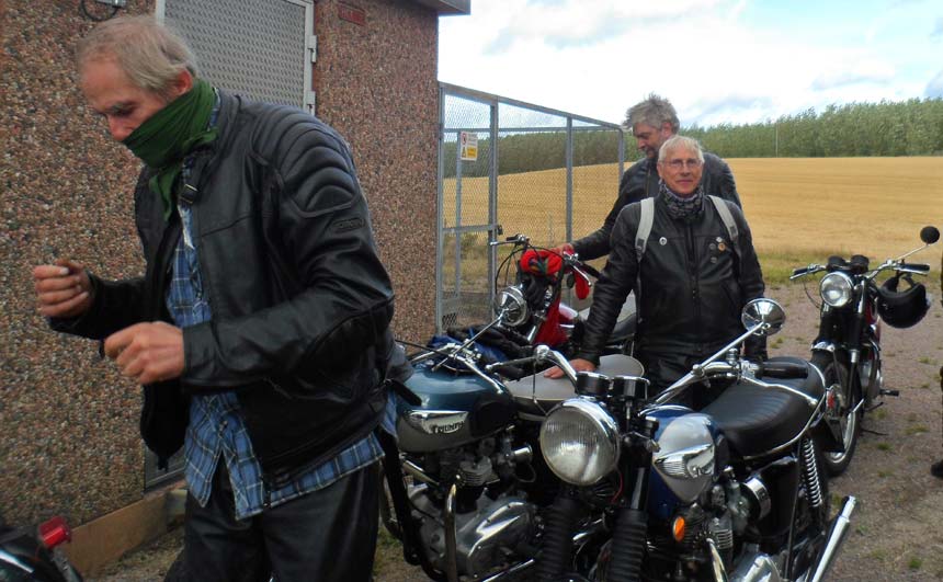 Skånska Anglofilrallyt tredje kontrollen 2012