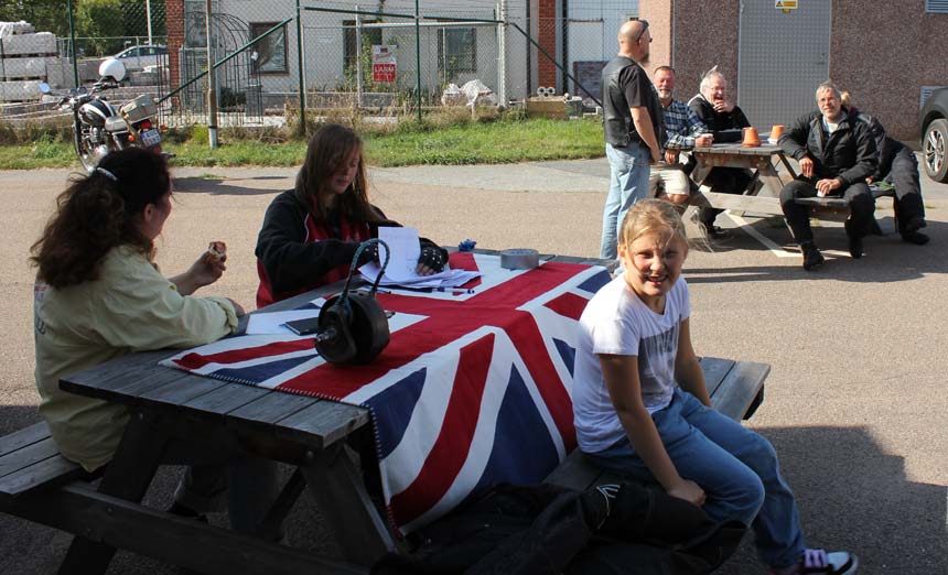 Skånska Anglofilrallyt mål 2012