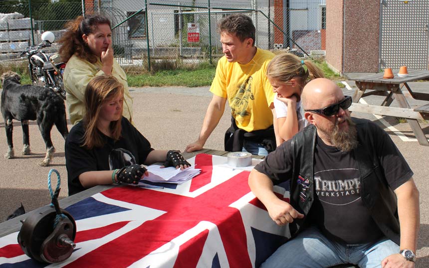 Skånska Anglofilrallyt mål 2012