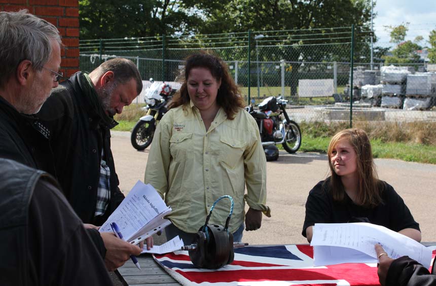 Skånska Anglofilrallyt mål 2012