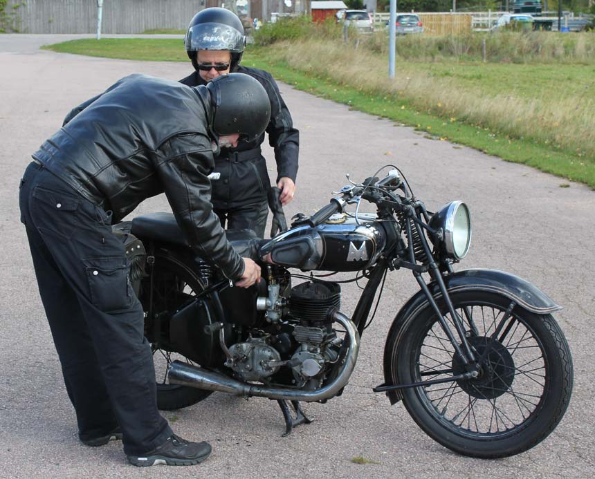 Skånska Anglofilrallyt äldsta hoj 2012